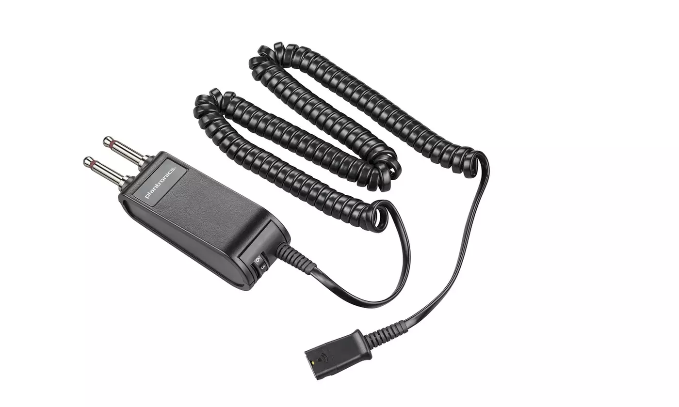 Plantronics P10 Plug Prong Adapter for H-Series Headsets - Primary Image