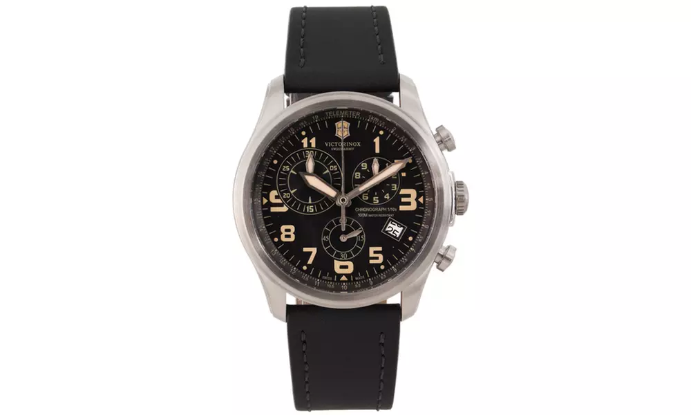 Victorinox Swiss Army 'Infantry Vintage' Leather Chronograph - Primary Image