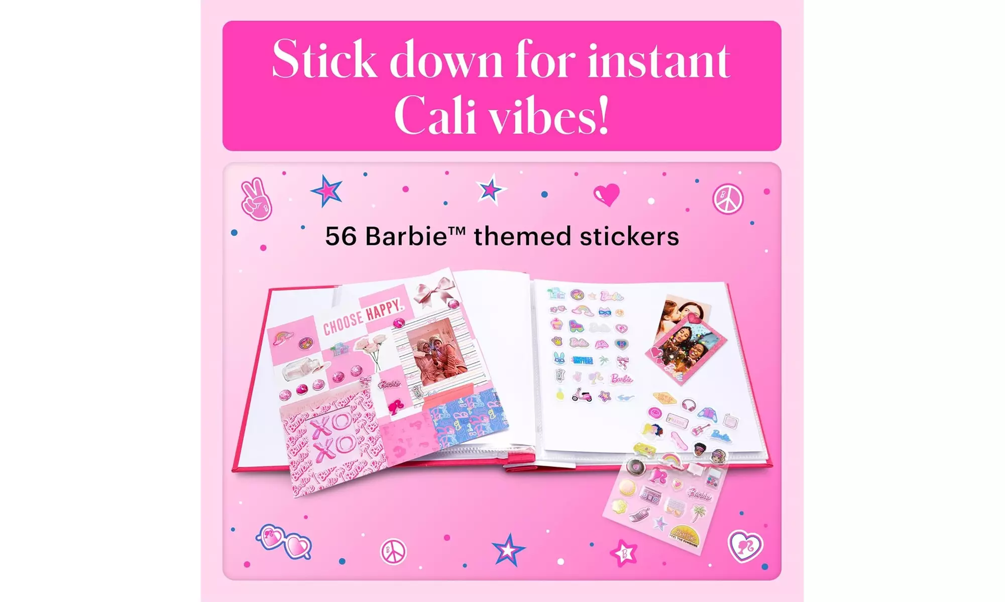 Barbie x Kodak Colorful & Decorative Barbie-Themed Sticker Sets for Barbie Photo