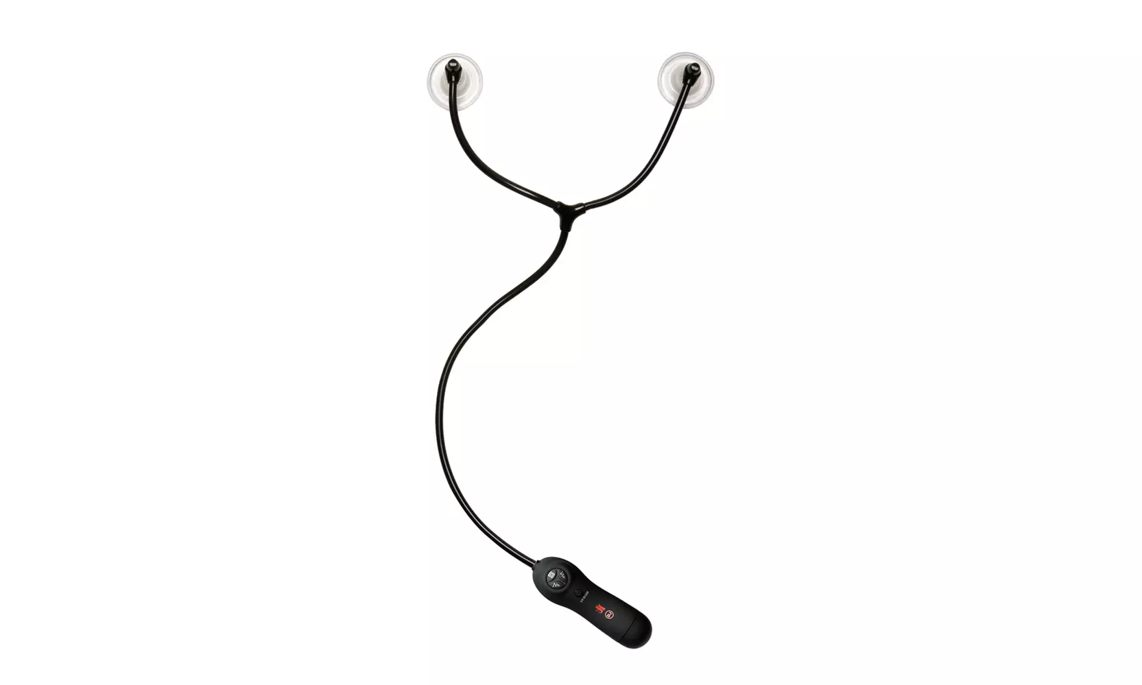 Kink By Doc Johnson Swell 8-Function Auto Vibrating Nipple Sucker Cups - Second Medium