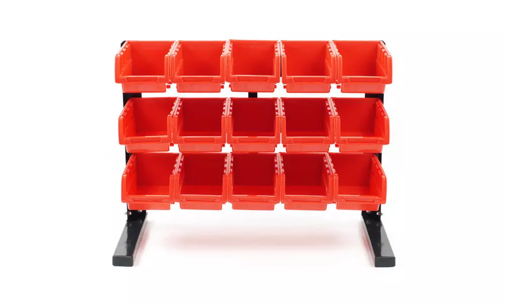 Stalwart Bench Top Parts Rack - 15 pieces - Second Medium