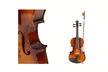 New High Quality Natural Hand Carved 4/4 Violin With Case - Second Medium