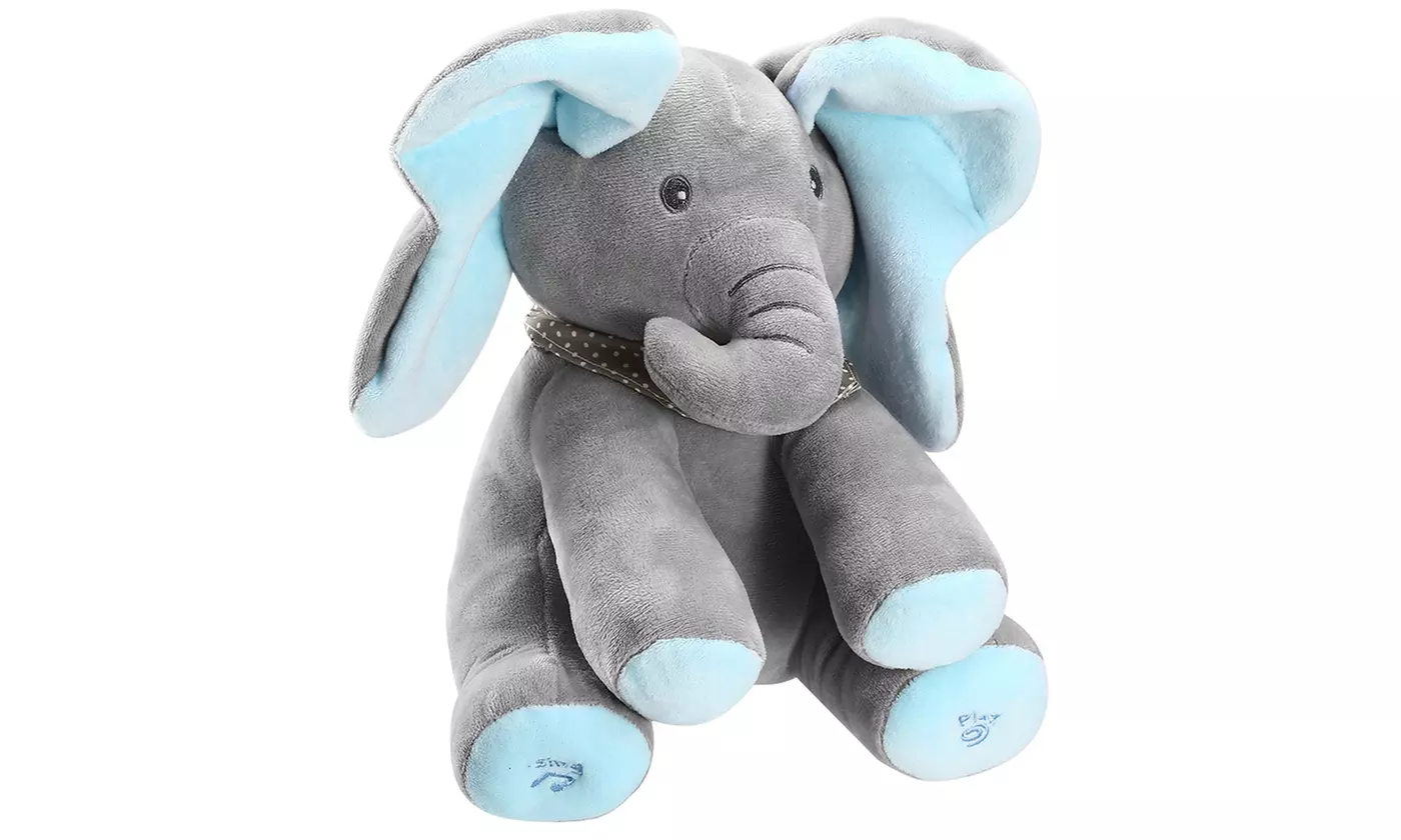 iMounTEK Peek-A-Boo Interactive Animated Sing & Play Plush Stuffed Toy Animals