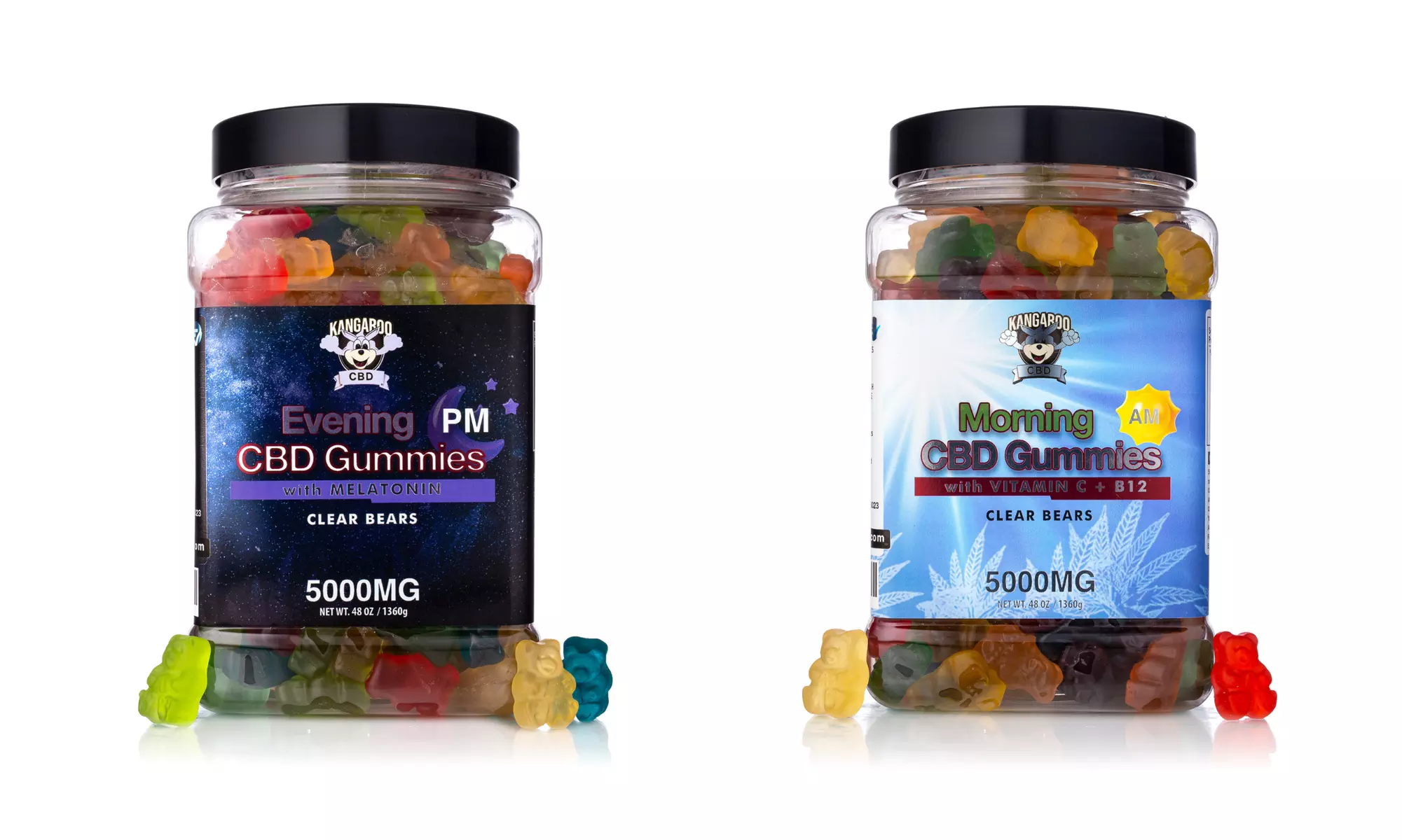 AM / PM BUNDLES - CBD Gummies from Kangaroo - Multiple Options Available