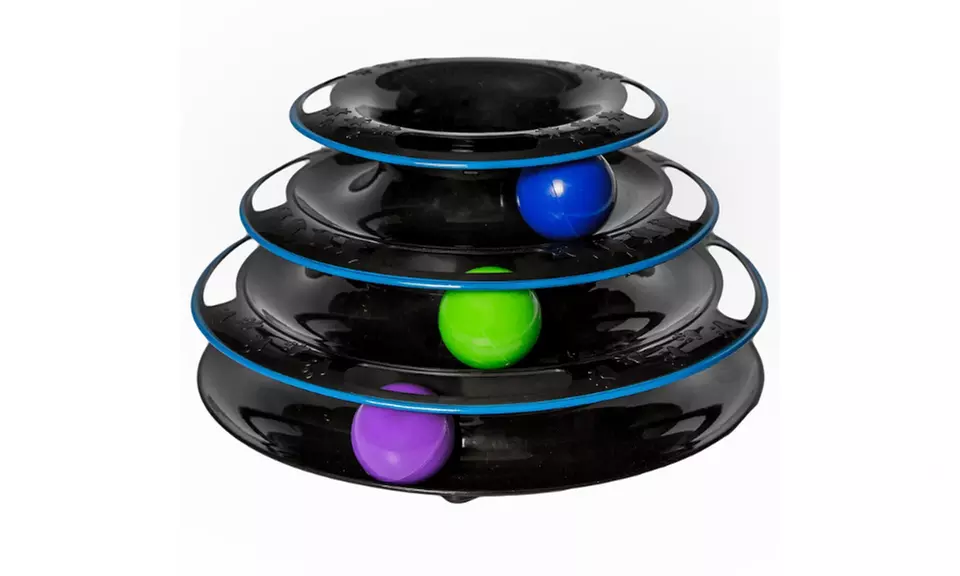 Easyology Amazing Roller Cat Toy - Cat Toys Interactive Fun with 3-Levels  - Primary Image