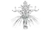 Silver Religious Spray Centerpiece (3-pack)