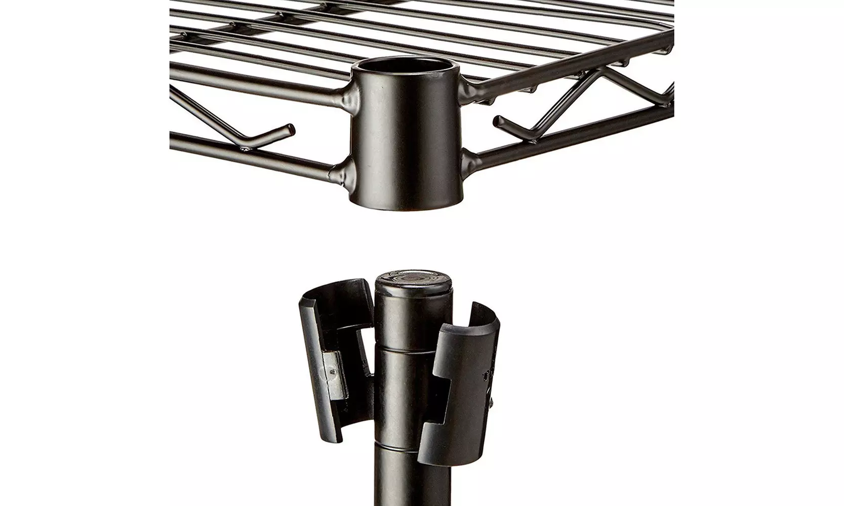 3/4/5-Tier Commercial Chrome Shelving Rack Adjustable Shelf Storage
