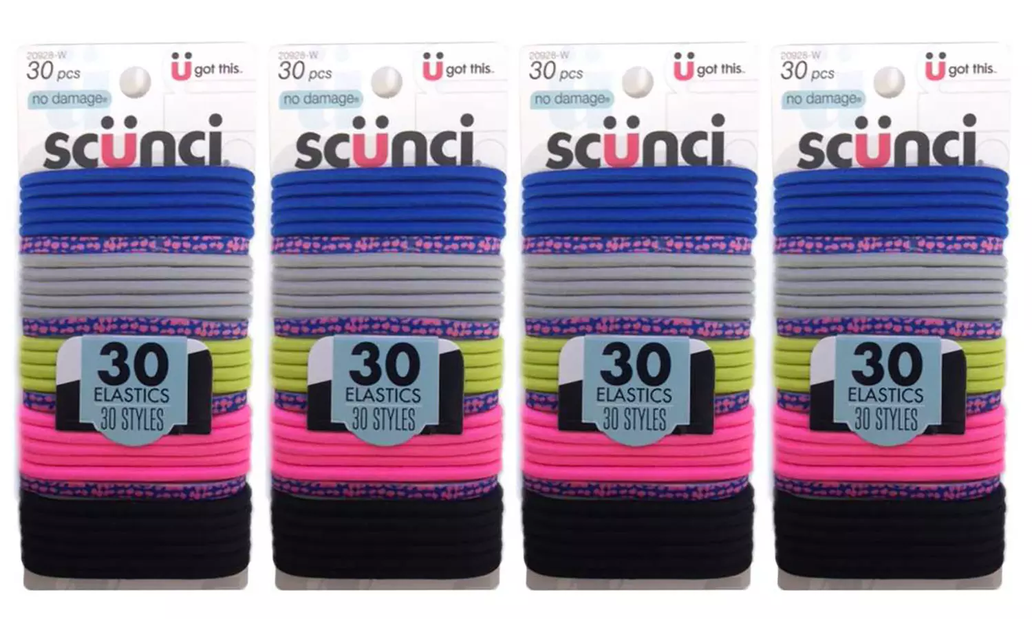 Scunci Hair Ties - No Damage - Elastics (100-120 count) - Primary Image