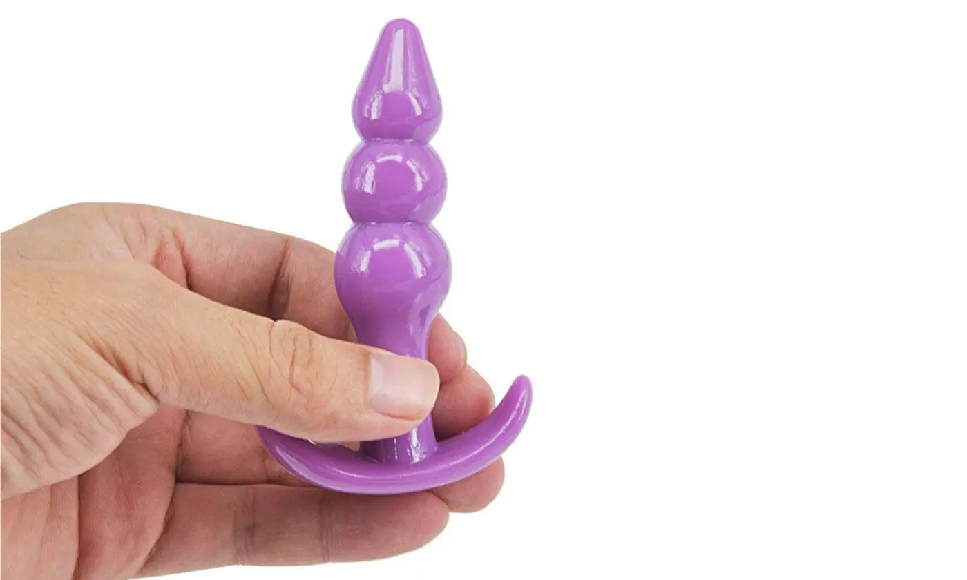Beginners' Flexible Anal Plug Set (4-Piece) Adult Sex Toys Massager