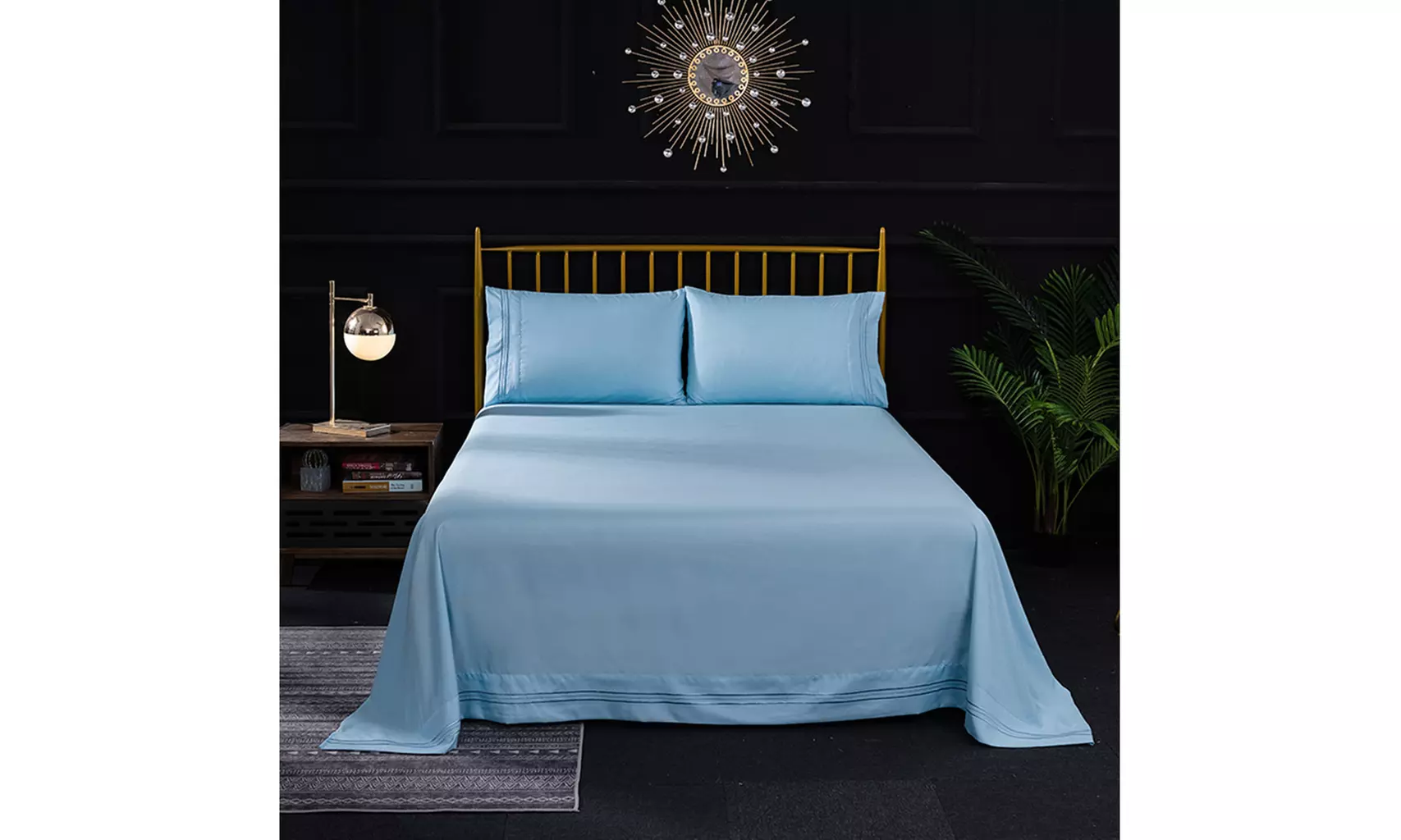 Inverlee Polyester Bedding 4 Pieces Bed Sheet Set - Primary Image