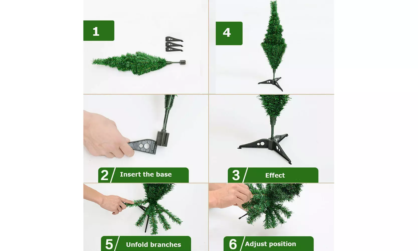 2ft Small Tabletop Christmas Tree Artificial Multiple Colors Home Decor