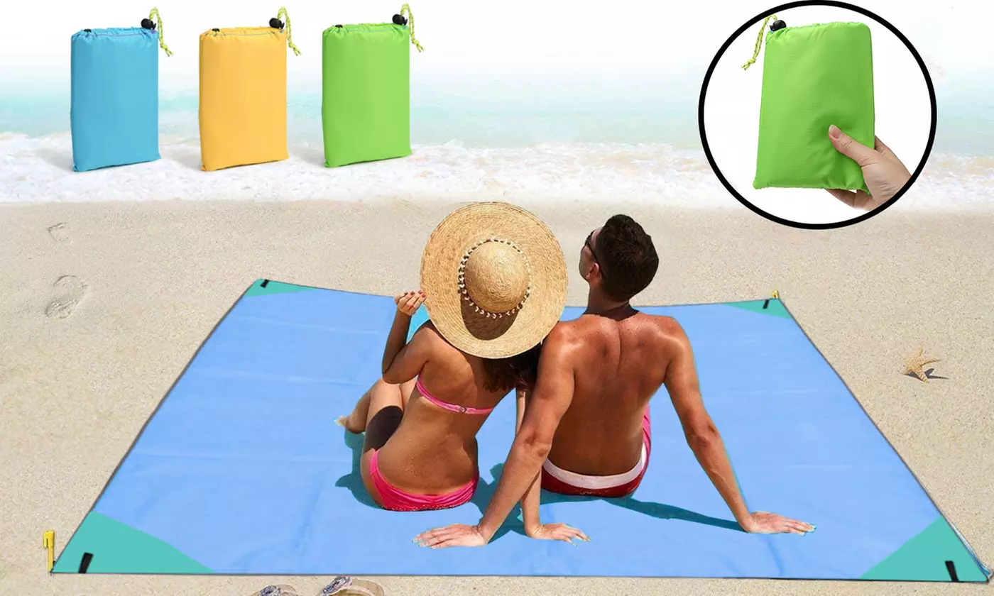 Sandfree Beach Blanket Large Outdoor Picnic Blanket Beach Mat - Primary Image