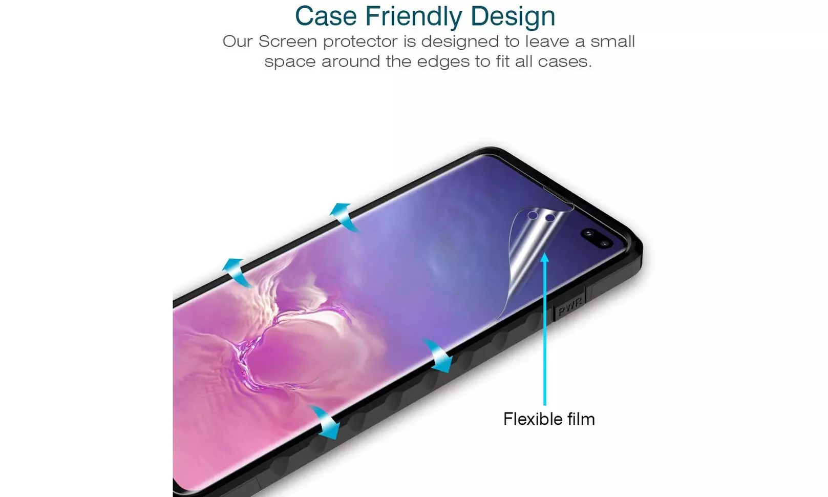 HD Clear Case-Friendly Bubble-Free screen protector - Second Medium