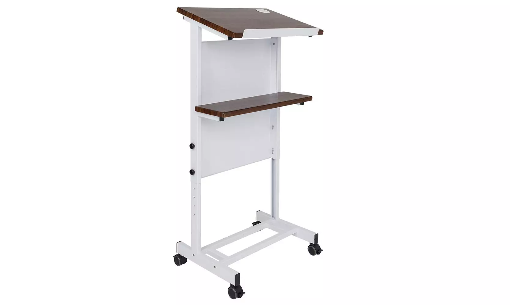 Adjustable Height Lectern Podium Mobile Presentation Station - Primary Image