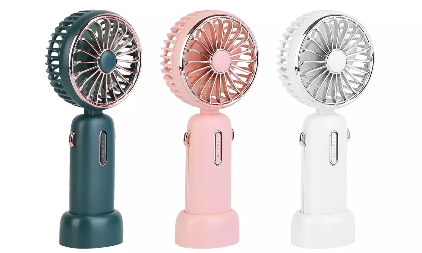 iMounTEK Mini Portable Handheld Cooling Fan USB Rechargeable Fan Air Cooler - Primary Image