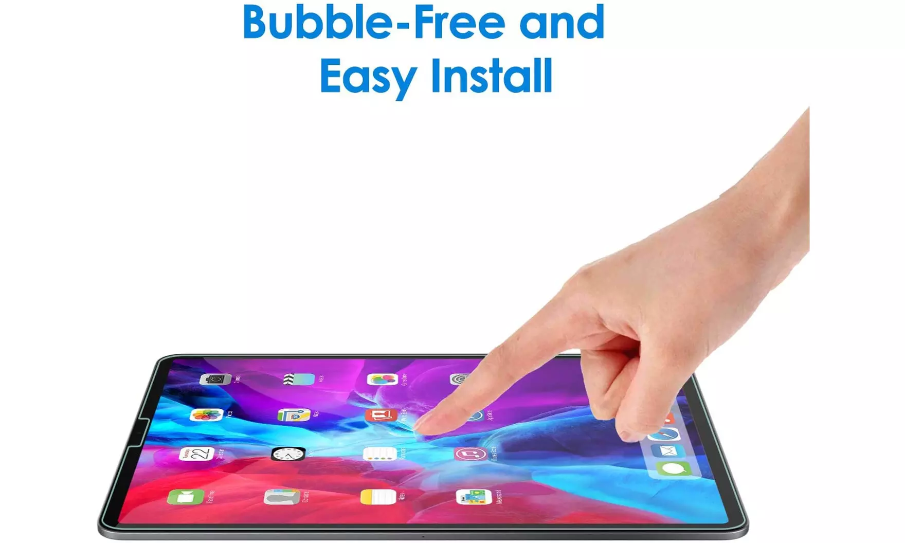 For iPad Pro 12.9 2022/2021/2020 (6th/5th/4th Generation) Glass Screen Protector