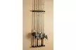 Horizontal Boat Rod Rack Horizontal Fishing Holder Wall Mount Storage Pole Stand - Second Medium