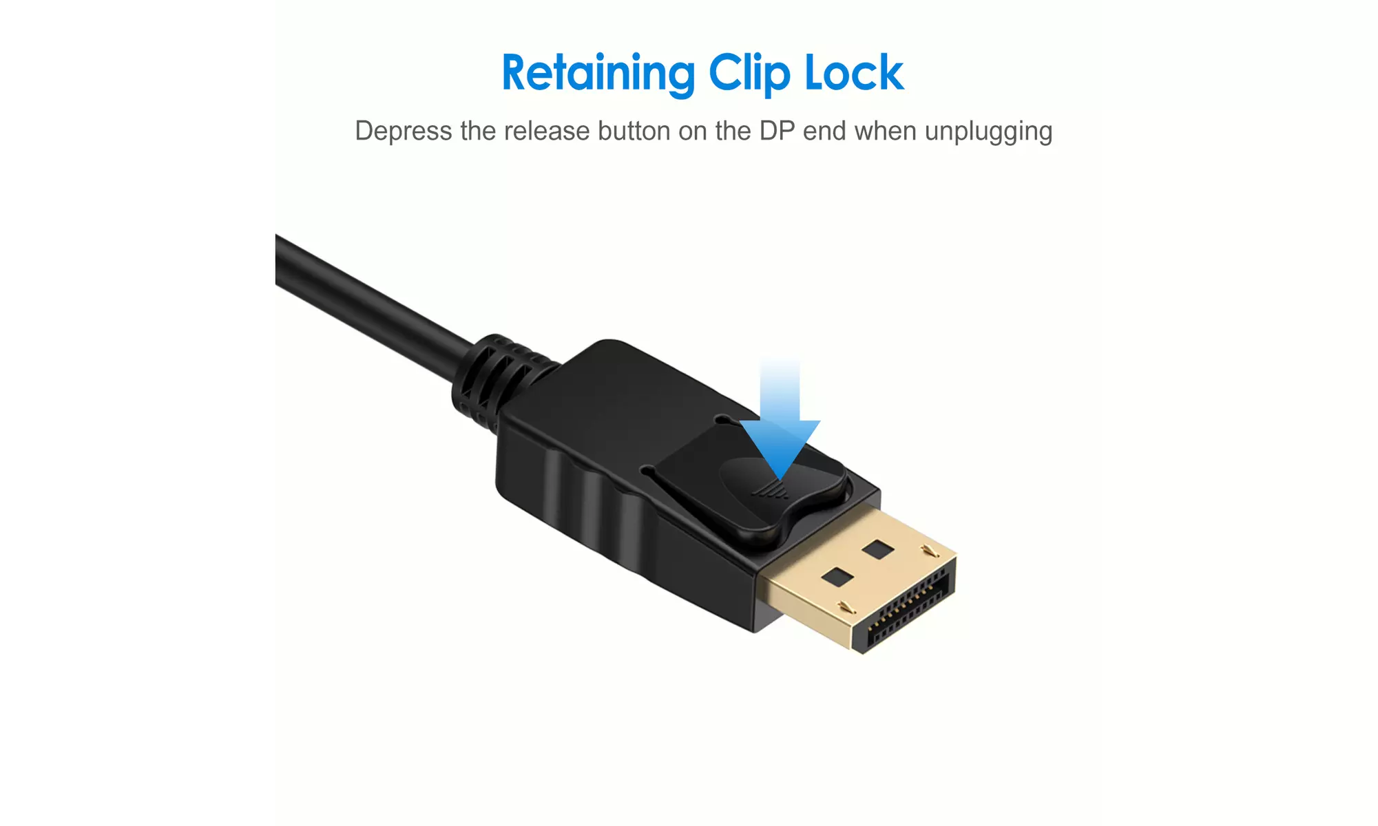 Rankie DisplayPort (DP) to VGA Adapter, Gold Plated Converter - Second Medium