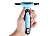 Deshedding Brush-Dog Hair & Cat Hair Shedding Tool-Effective Grooming - Blue - Second Medium
