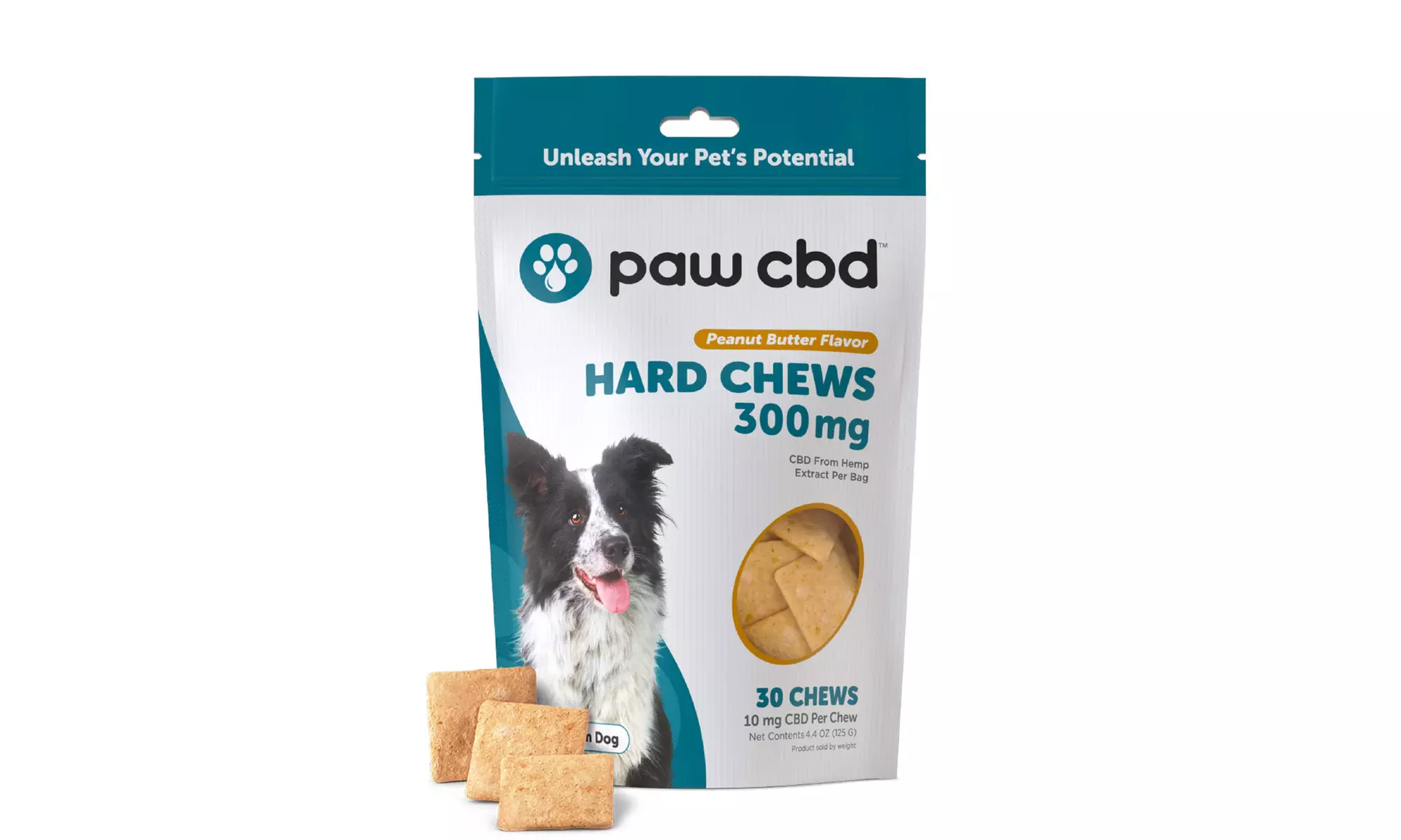 CBD Dog Treats Peanut Butter for Canine Happiness (300MG - 600MG) from cbdMD