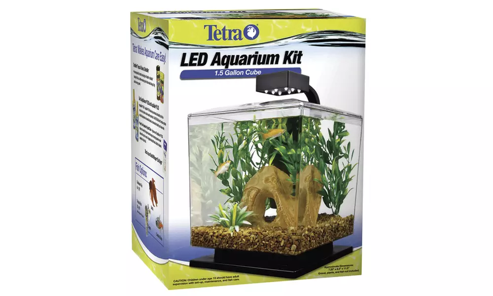 Tetra 1.5 Gallon Aquarium Kit with LED Lighting - Primary Image