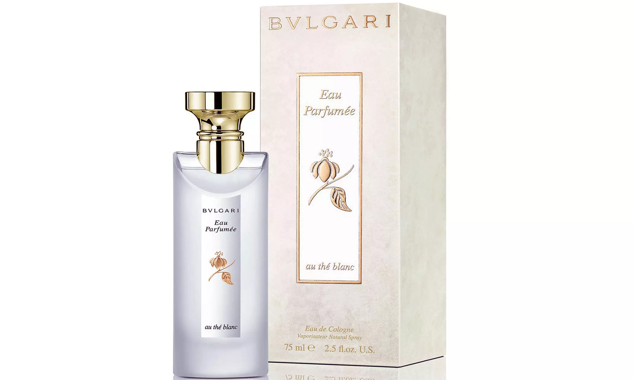 BVLGARI EAU PARFUMÉE AU store THÉ BLANC EAU DE COLOGNE UNISEX 2.5 FL. OZ