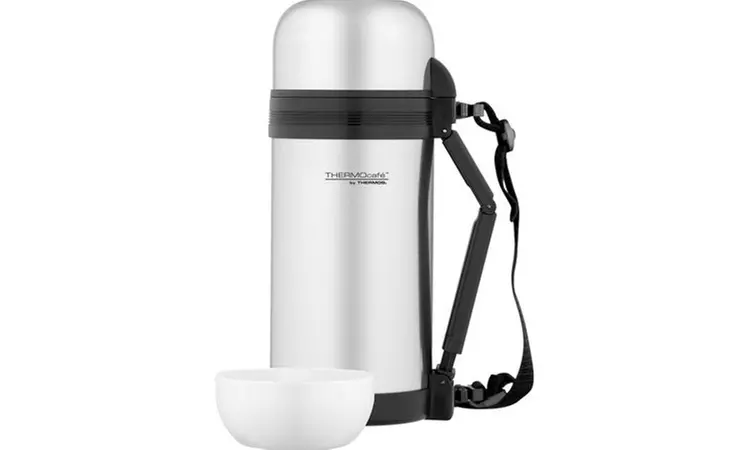 Thermos ThermoCafe Vacuum Insulated Large Food and Beverage Bottle, 1.3-Quart - Primary Image