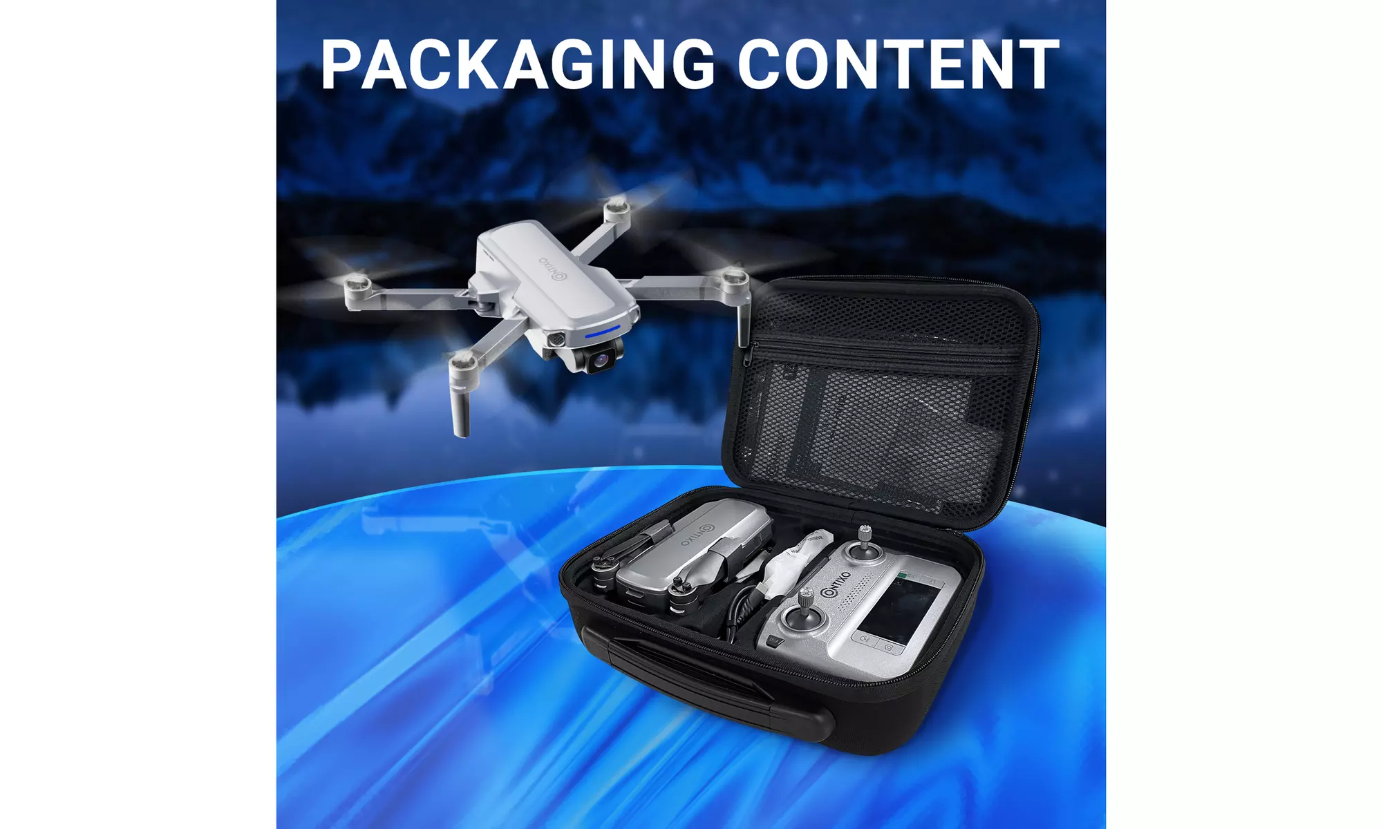 Contixo F28 Pro 4K Camera Drone - FHD Video Drone with GPS Control Selfie Mode - Second Medium