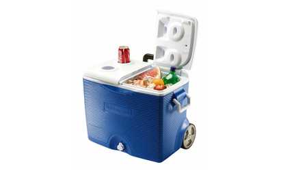 image for Rubbermaid 45 Quart Wheeled Cooler FG2A9102MODBL