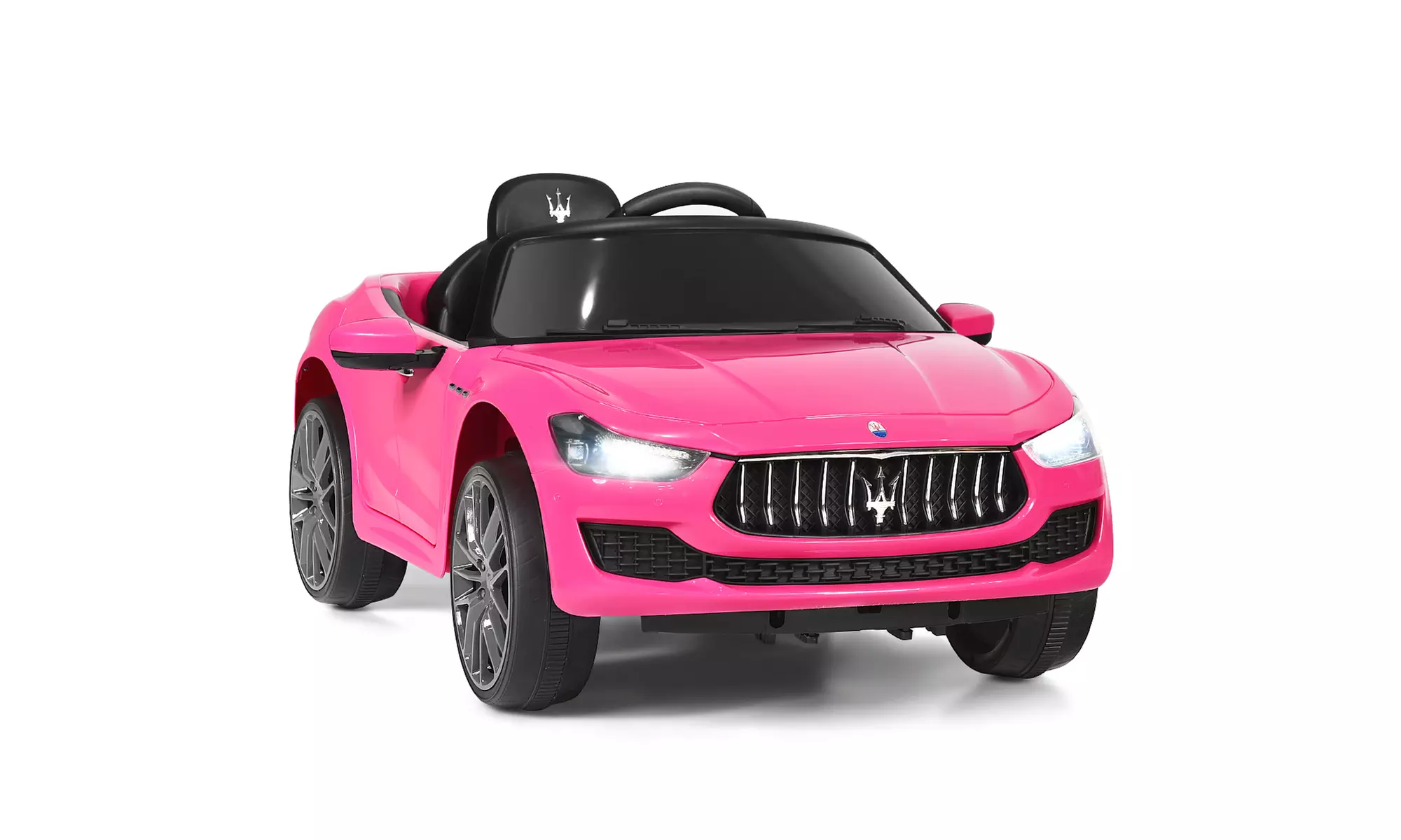 Costway 12V Maserati Licensed Kids Ride on Car Pink - Primary Image