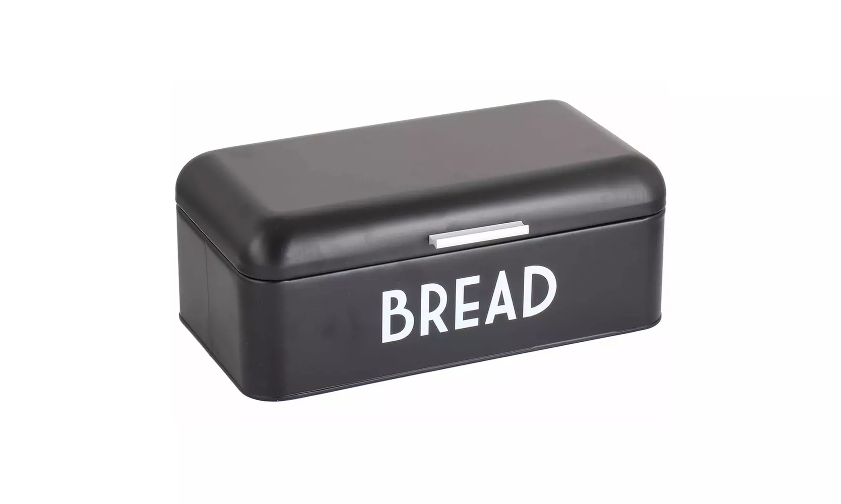 Home Basics Metal Bread Box, Black - Primary Image