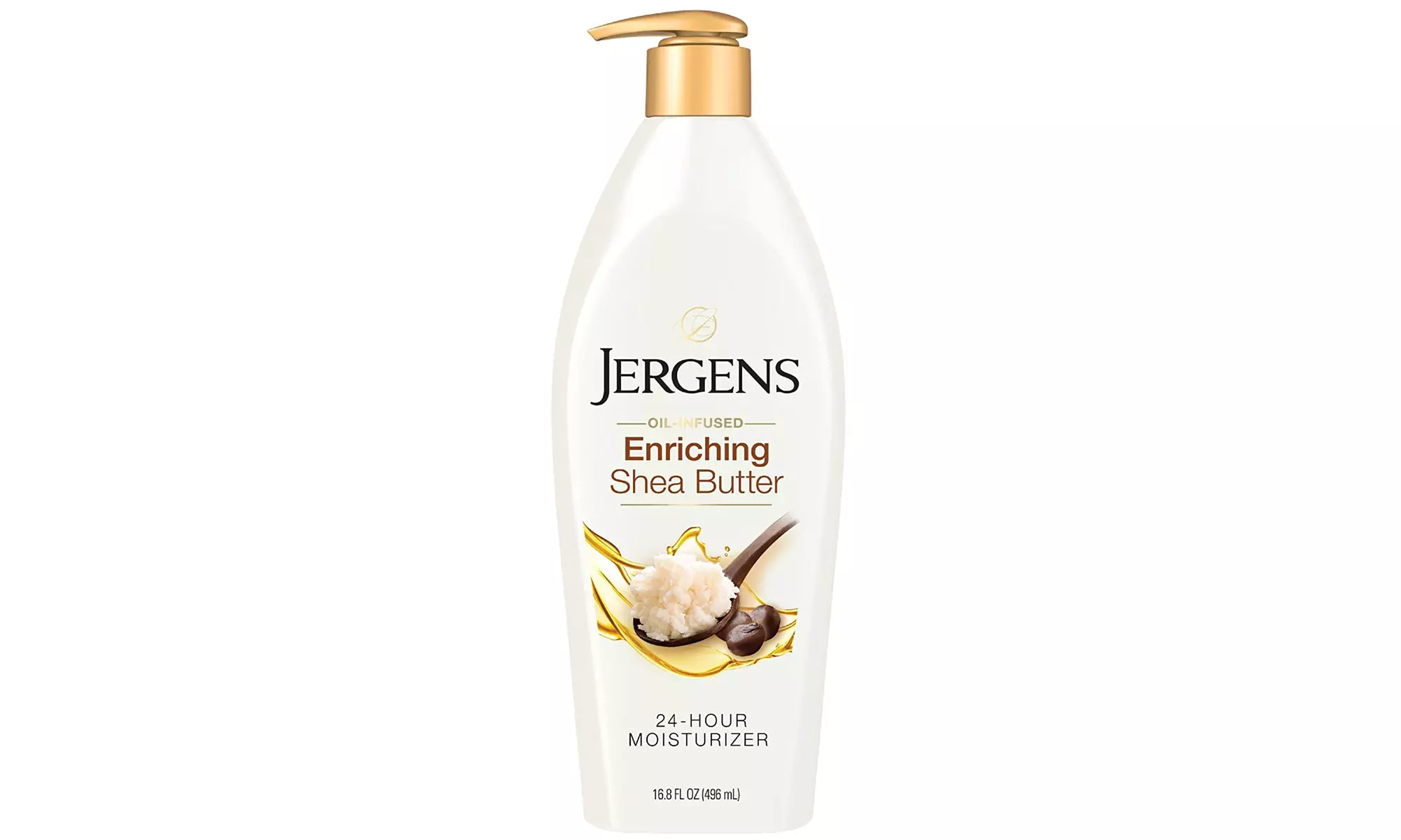 Jergens Shea Butter Lotion, Deep Conditioning Moisturizer, Hydration for Dry - Primary Image
