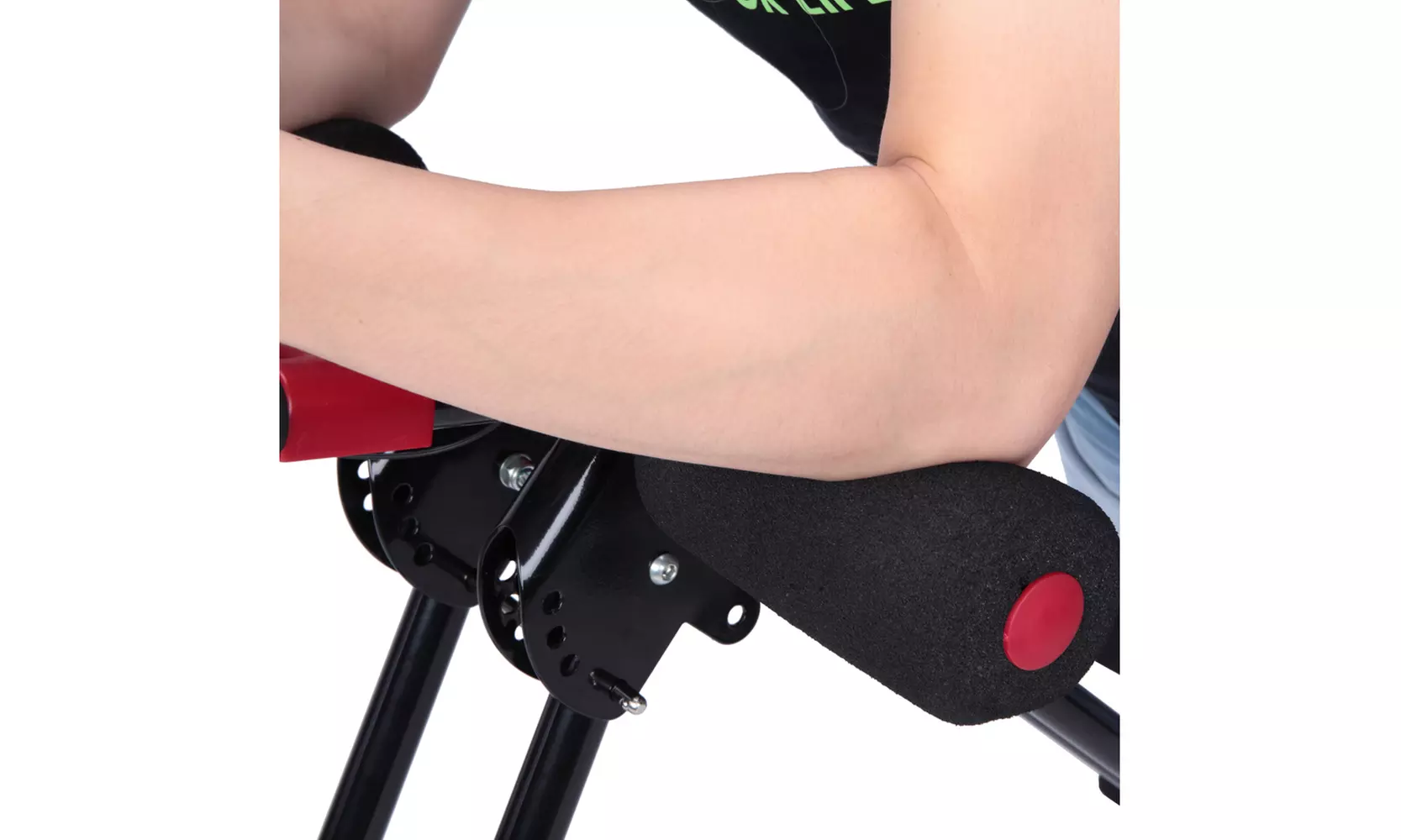 Straight Linear Type Powerful Private Fitness Club Abdomen Exerciser Black - Second Medium