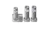 Panasonic Expandable Digital Cordless Phone (Silver) with 5 Handsets Bundle