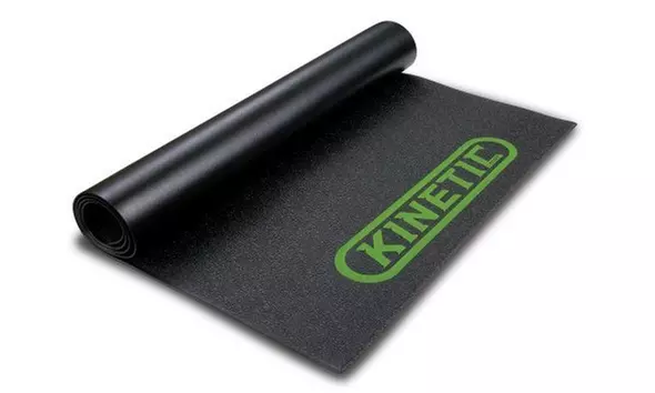 Kinetic Rubber Bicycle Trainer Floor Mat (Black) - Primary Image