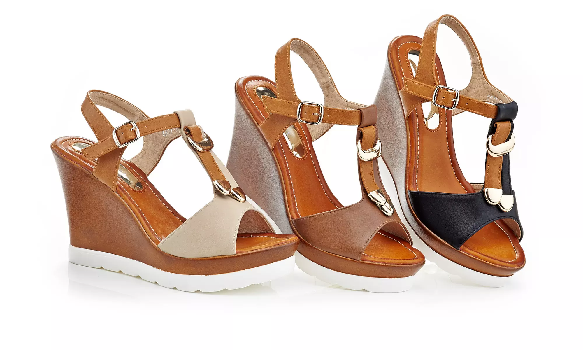 Lady Godiva Lorna Women's Wedge Sandals- Multiple Styles - Primary Image