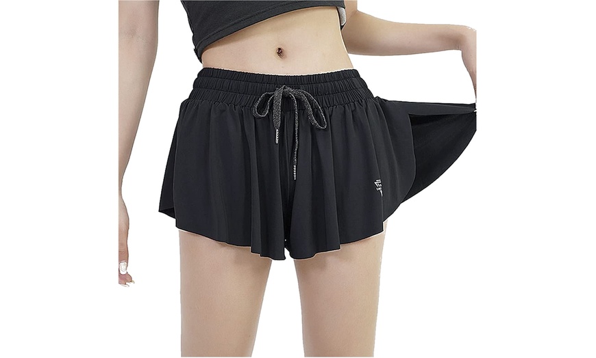 flowy shorts with spandex