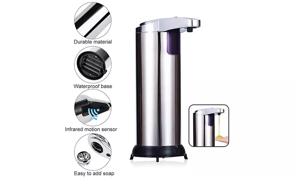 Handsfree Automatic IR Sensor Soap Dispenser - Second Medium