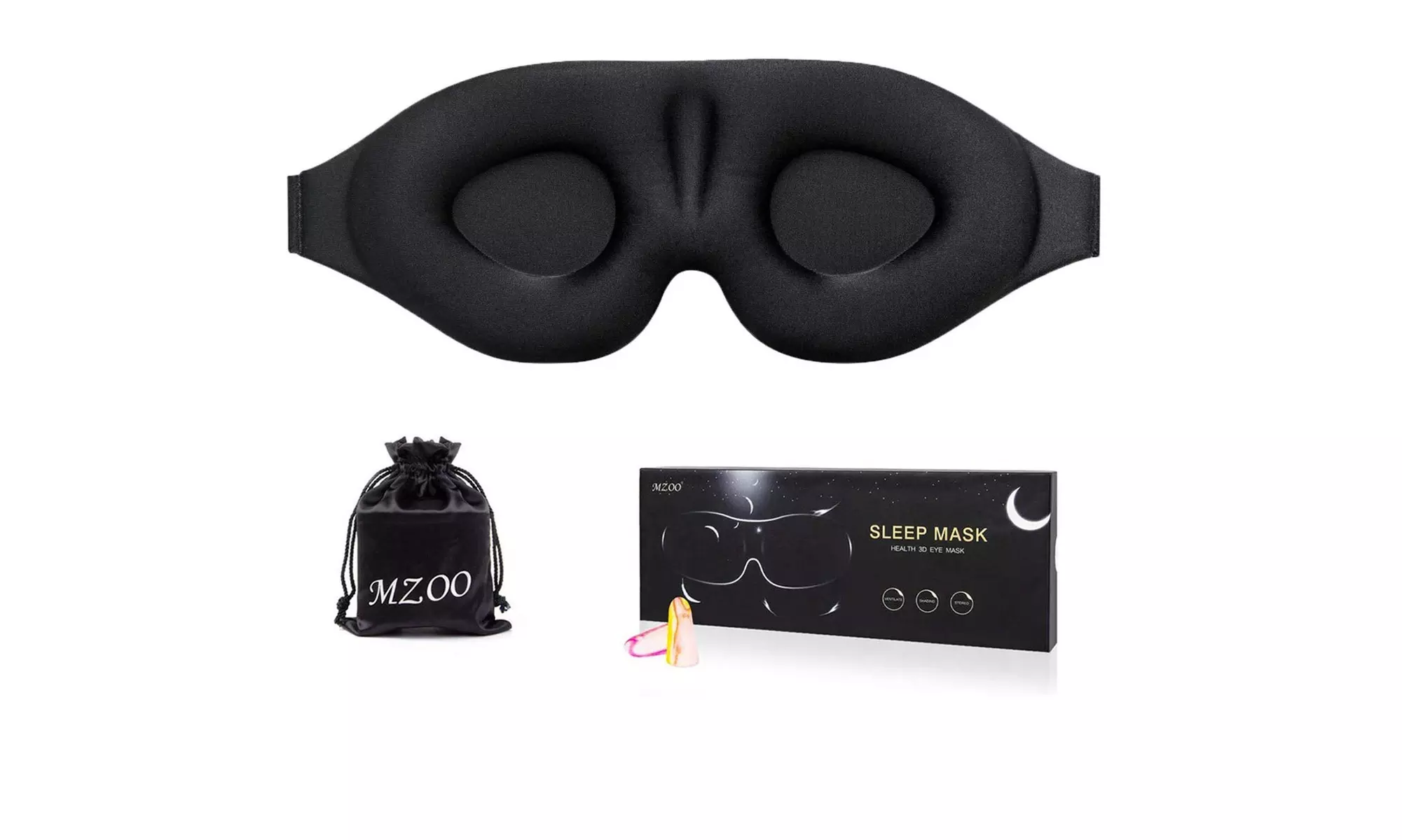 MZOO Sleep Eye Mask for Men Women - Second Medium