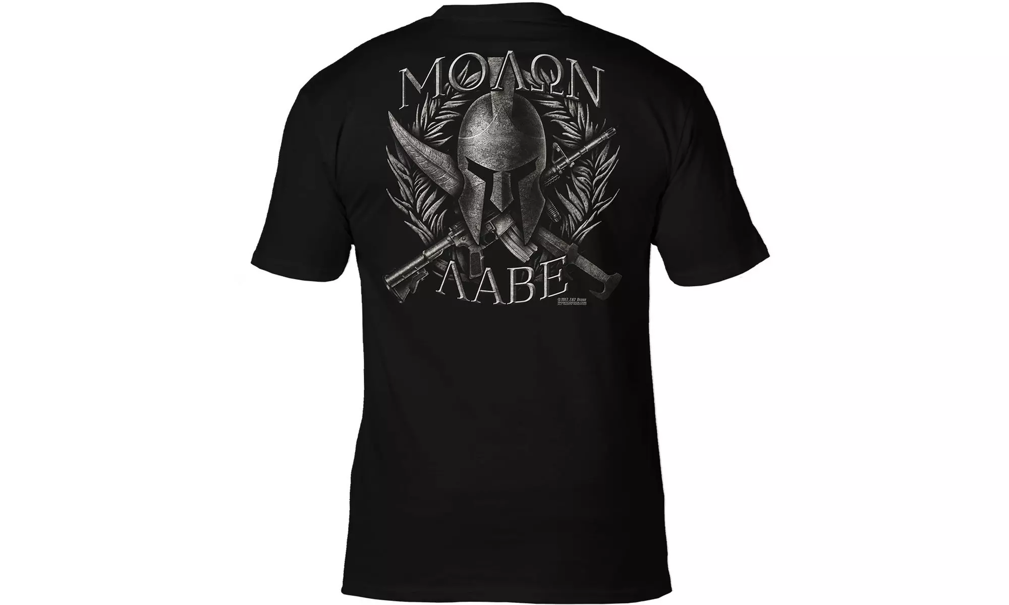 7.62 Design 'Molon Labe' Come & Take Them Spartan Men's T Shirt - Primary Image