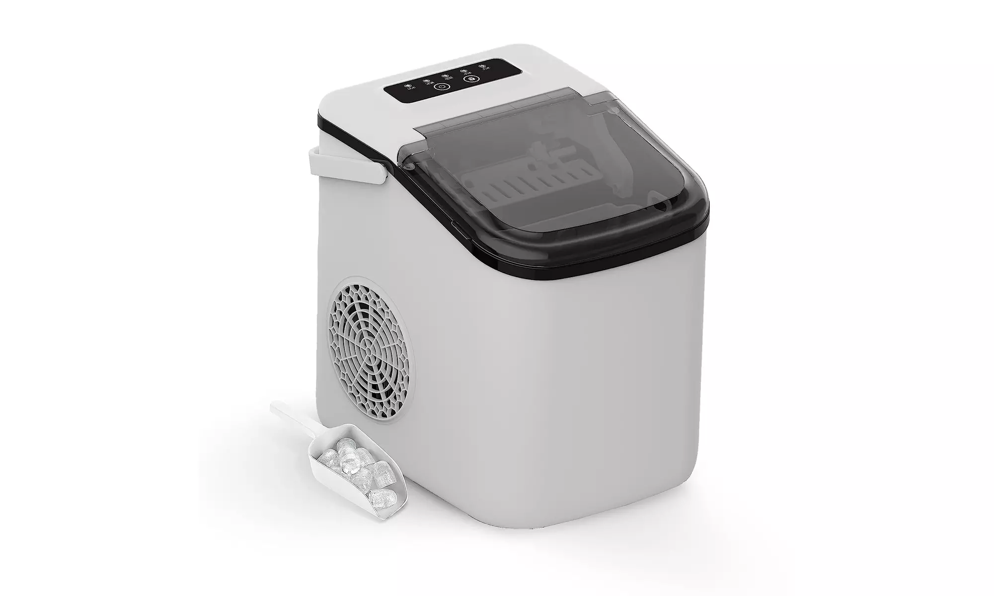 Portable Countertop Ice Maker with Handle , Ice Bullets Ready in 6 Minutes - Primary Image