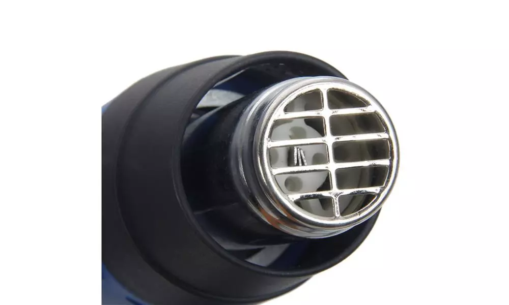 1500W 110V Dual-Temperature Heat Gun with 4pcs Concentrator Tips Blue