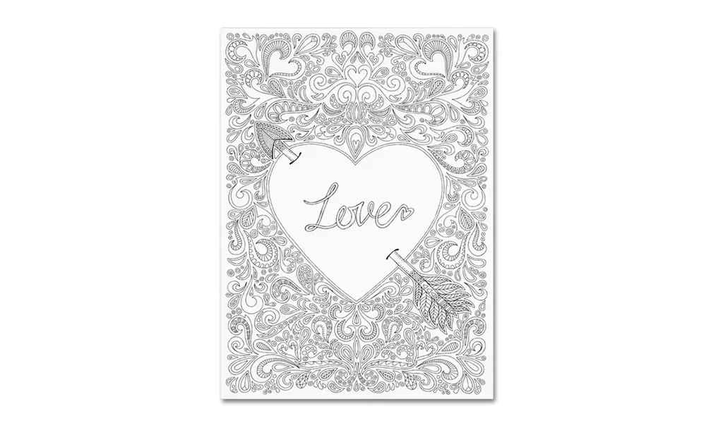 Hello Angel 'Arrow to my Heart' Canvas Art - Second Medium