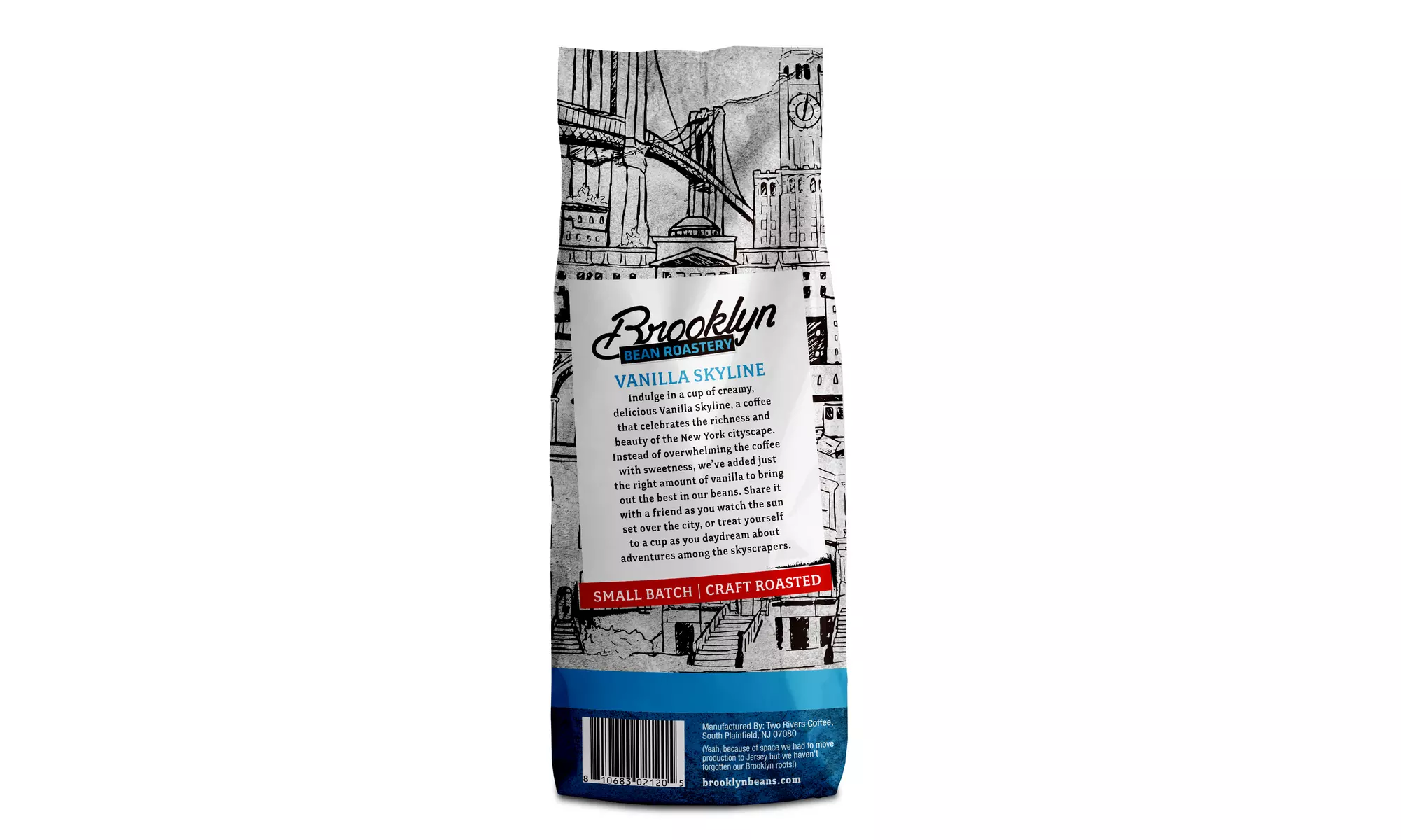 Brooklyn Bean Ground Coffee 12 Ounce Bags - 2 pk or 6 pk