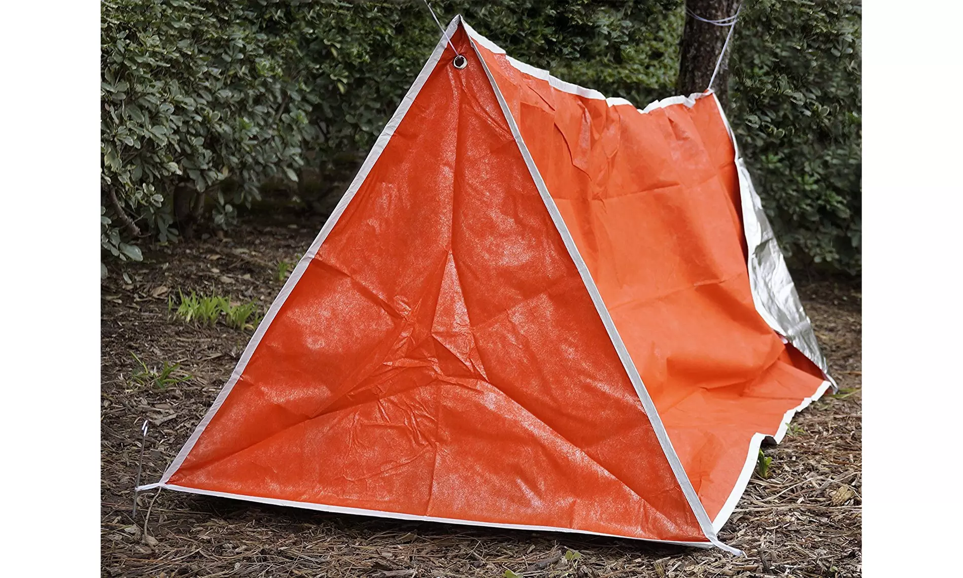 Heavy Duty Aluminum Coated Interior Emergency Tube Tent - Second Medium