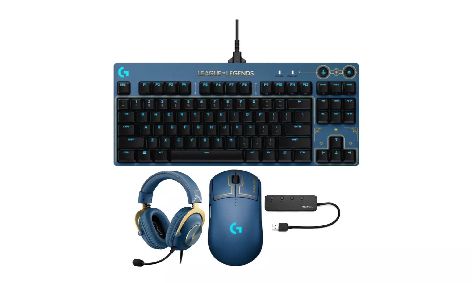 Logitech G PRO Mechanical Switch Gaming Keyboard with Mouse, Headset and 3.0 Hub - Primary Image