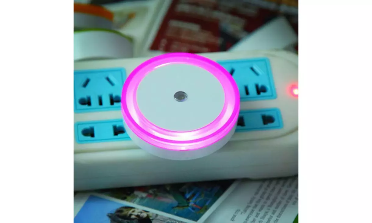 4-8 PCS Auto LED Light Induction Sensor Control Bedside Night Light In Wall Lamp