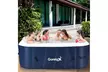 6-Person Inflatable Hot Tub Portable Outdoor Spa Bubble Jet Leisure Massage Spa - Second Medium