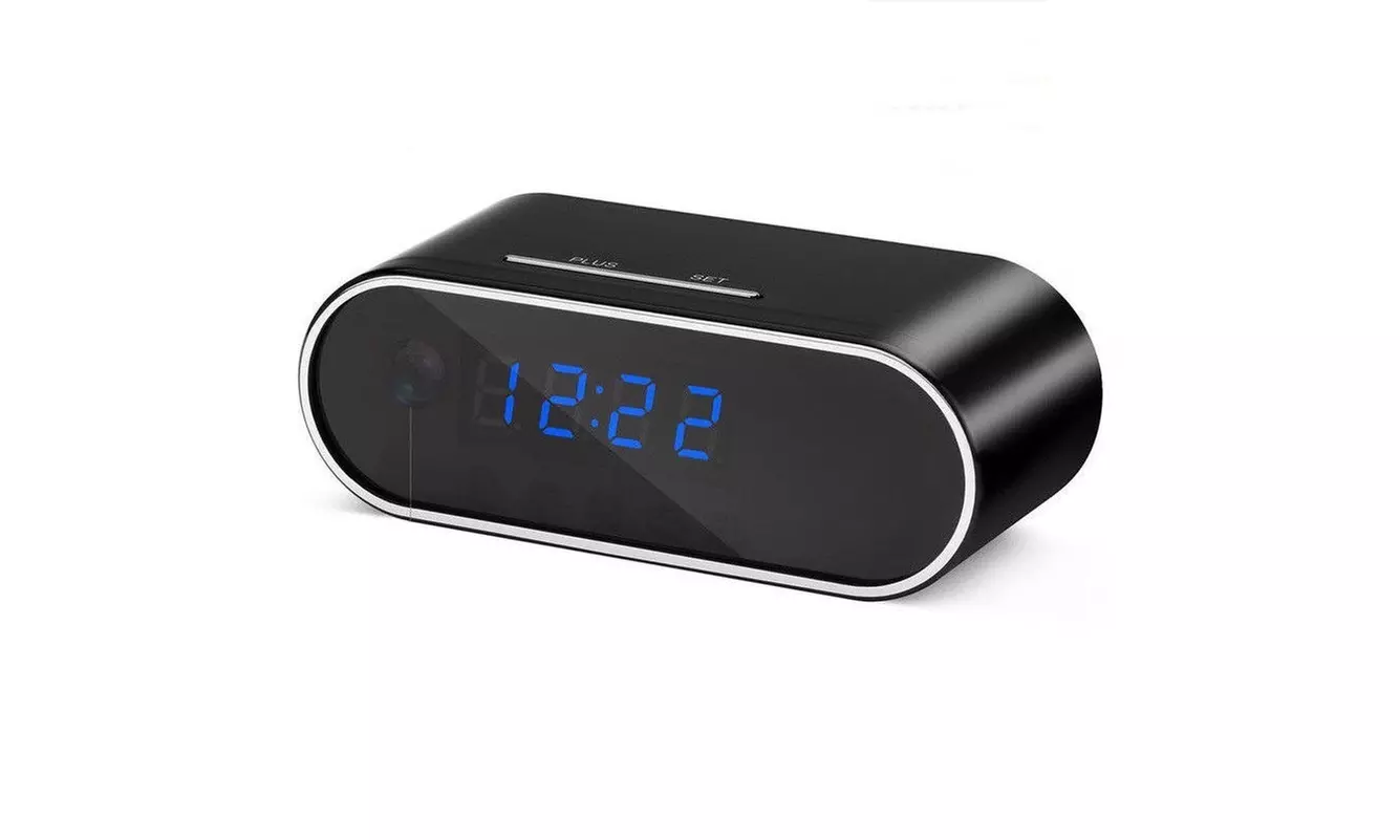 WiFi HD 1080P Surveillance Alarm Clock Motion Detection Security Camera - Primary Image