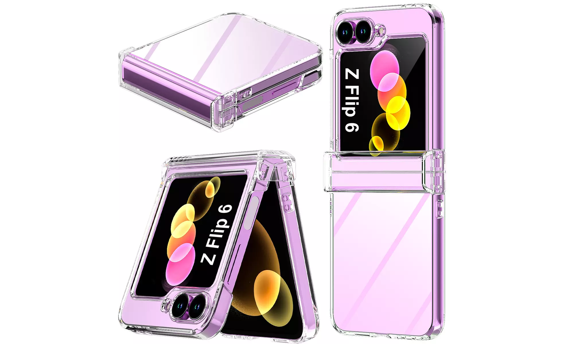 For Samsung Galaxy Z Flip 6 5G Case Ultra Slim Flip6 Hard Hinge Protection Cover